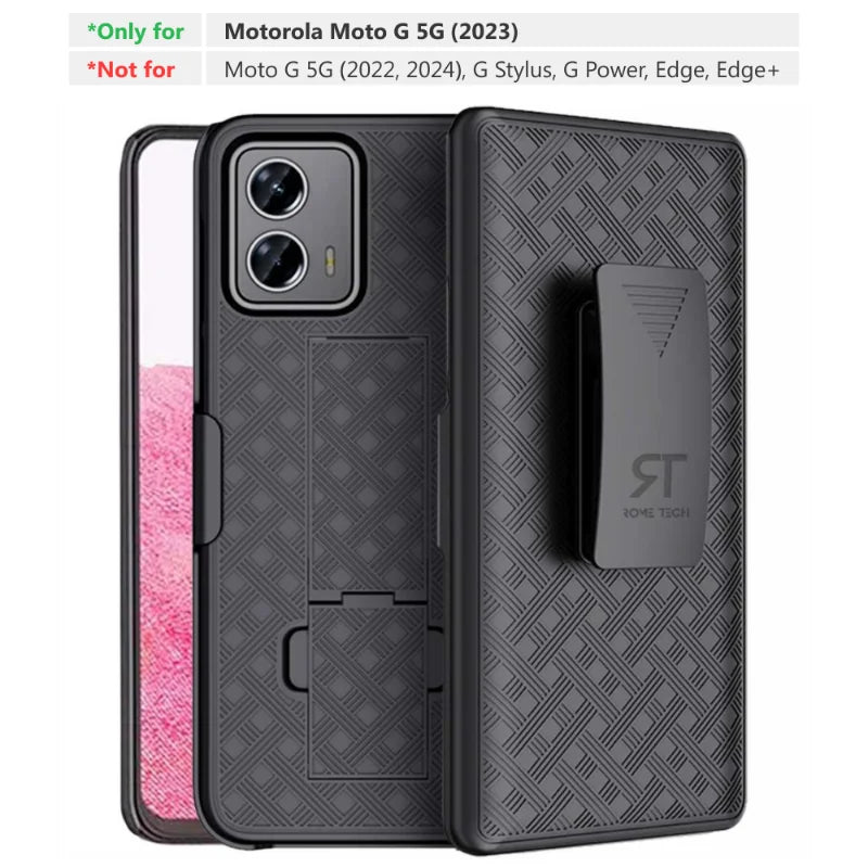 Motorola Moto G 5G (2023) Belt Clip Holster Phone Case Motorola Moto G 5G (2023) Belt Clip Holster Phone Case