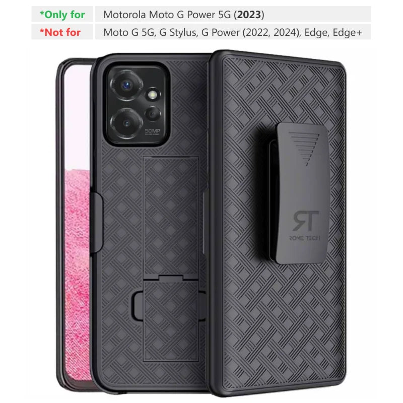 Antipioggia Moto Oj Custodia Ultraresistente Per Motorola Moto G Power 5G 2024 – Stile Defender Con Protezione Schermo Inclusa Screen Protector - Foto 9