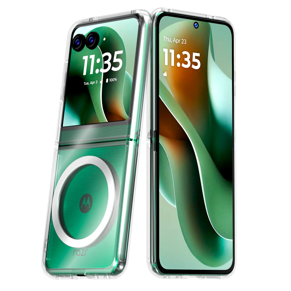 Motorola Razr 60 (2025) Hybrid Shockproof Clear Slim Acrylic Case