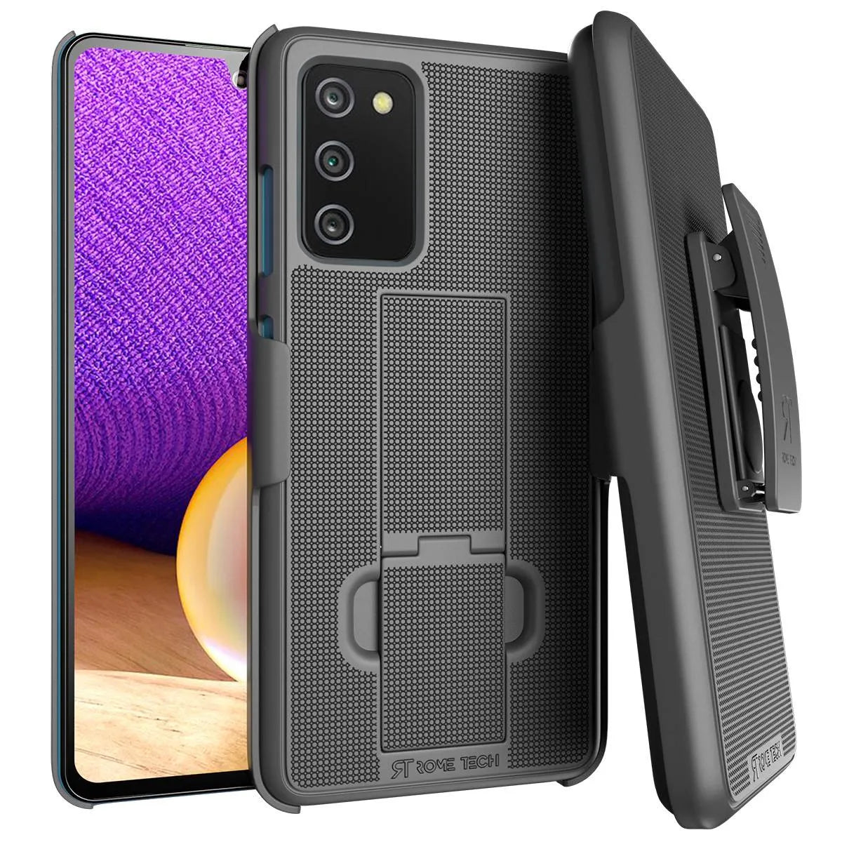 ✩ Samsung Galaxy A03s Belt Clip Holster Phone Case – Rome Tech ✩ Samsung Galaxy A03s Belt Clip Holster Phone Case – Rome Tech
