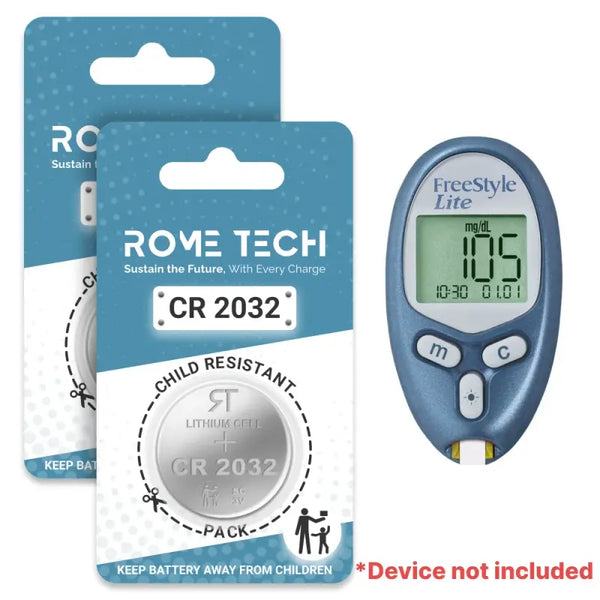 Replacement Battery for FreeStyle Lite Blood Glucose Monitor