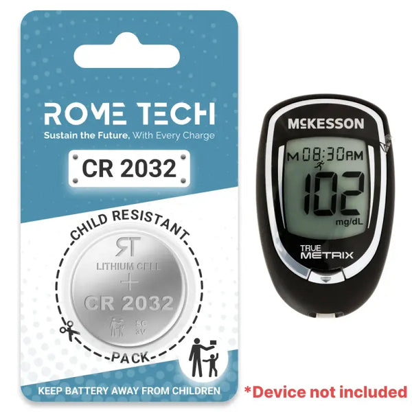 Replacement Battery for McKesson True METRIX PRO Blood Glucose Monitor