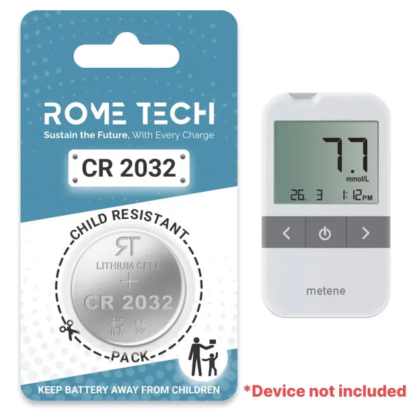 Replacement Battery for Metene AGM-513S Blood Glucose Monitor