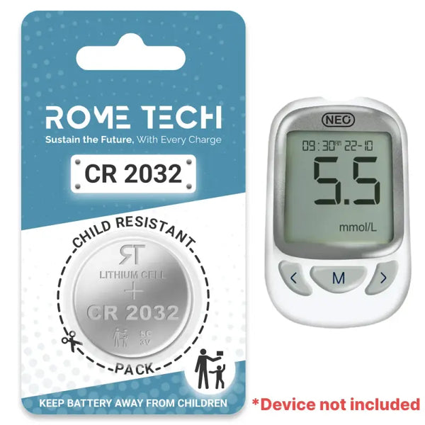 Replacement Battery for NewMed NEO Blood Glucose Monitor