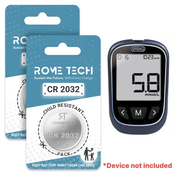 Replacement Battery for NewMed VISIO Blood Glucose Monitor