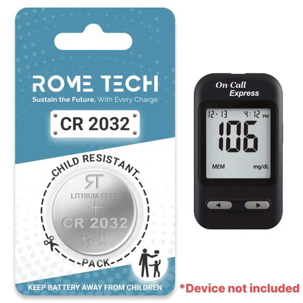 Replacement Battery for On Call Express Blood Glucose Monitor