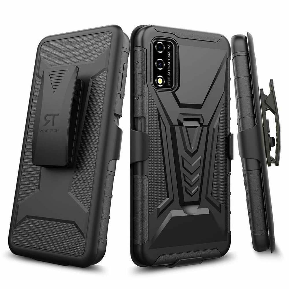 T-Mobile Revvl V 4G Dual-Layer Holster Case Kickstand T-Mobile Revvl V 4G Dual-Layer Holster Case Kickstand