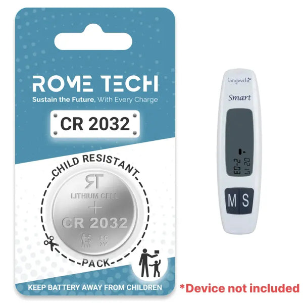 Replacement Battery for Longevita Smart Blood Glucose Monitor