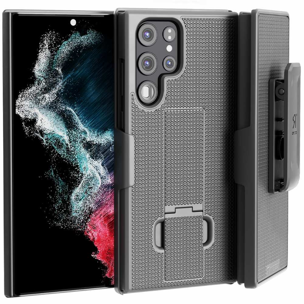 Shell Tech Case Rome Tech Shell Holster Combo Cases for Samsung Galaxy S23 Ultra is no