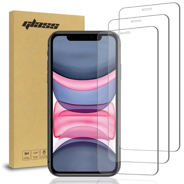 Apple iPhone 11 Screen Protector 3-Pack Tempered Glass