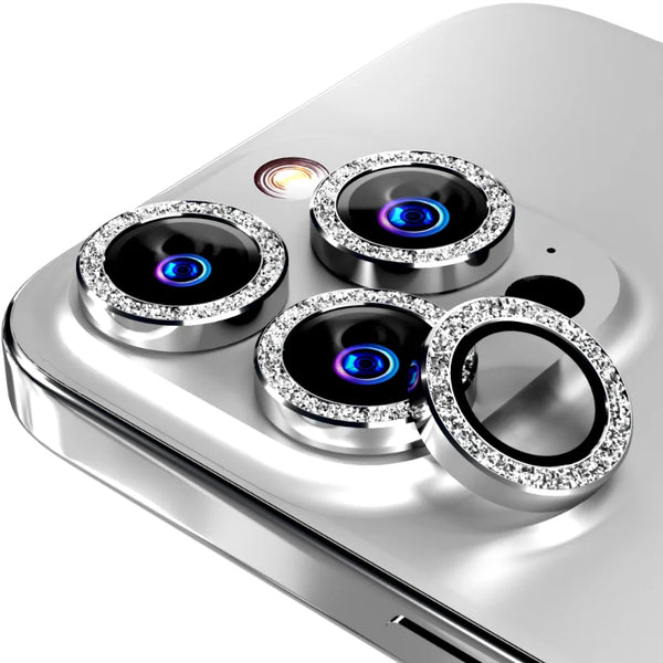 Apple iPhone 15 Pro (2023)  Camera Lens Protector Glitter Powder Lens
