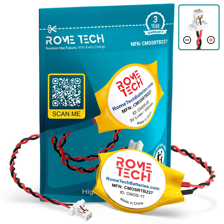 RTC CMOS Battery for Dell Vostro 13 5310 / P145G / P145G001