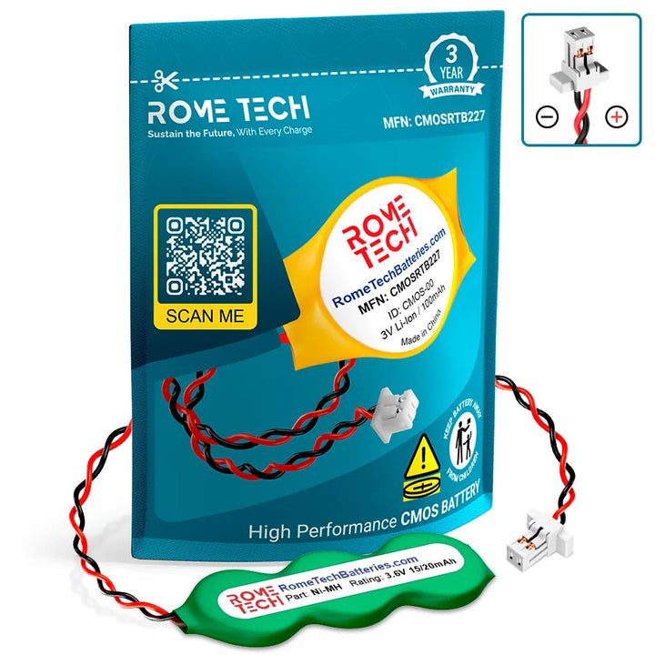 RTC CMOS Battery for Motorola Symbol MC9090-GF0HJEFA6WR-KIT