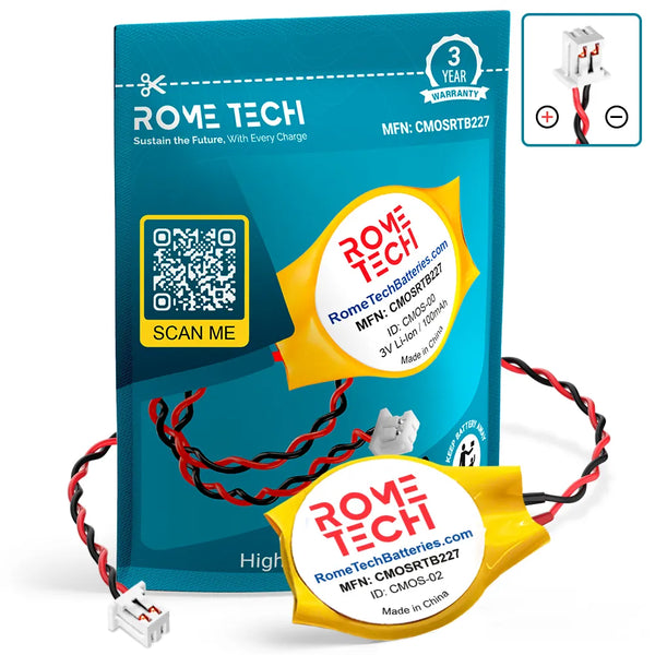 RTC CMOS Battery for Intel QBi-1115G4EA Embedded Compact Board