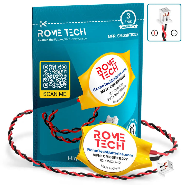 RTC CMOS Battery for Dell Latitude 5420 Rugged / P85G / P85G001