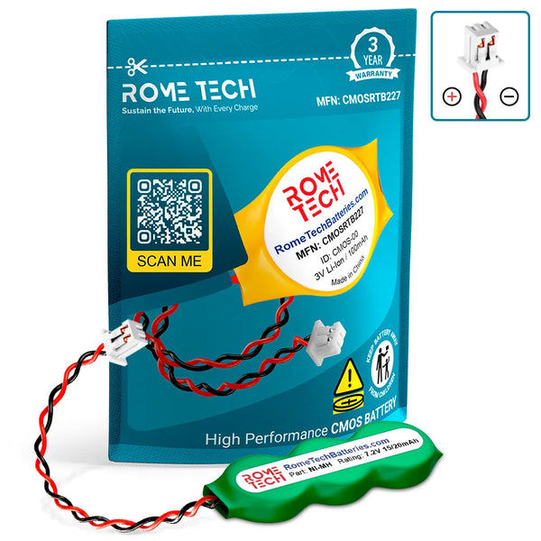 RTC CMOS Battery for Dell Latitude L400 / PP01S