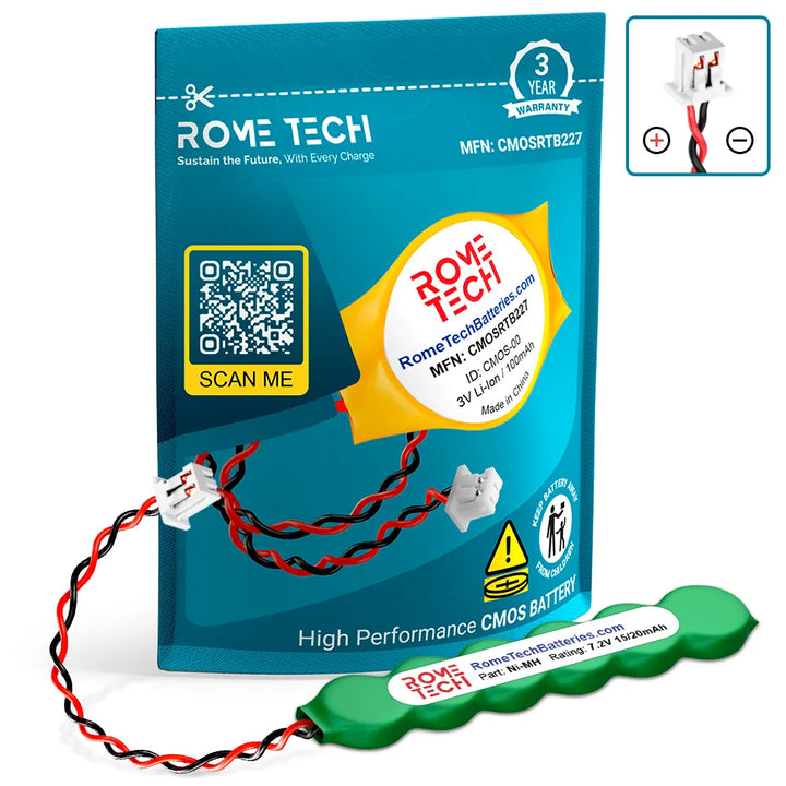 RTC CMOS Battery for Dell Latitude C500 / PP01L