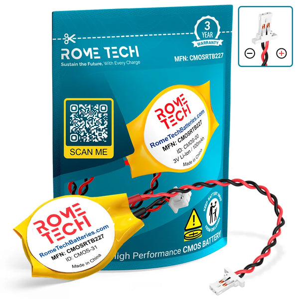 Replacement RTC CMOS Battery for Acer (Part Number) 023.22032.0621