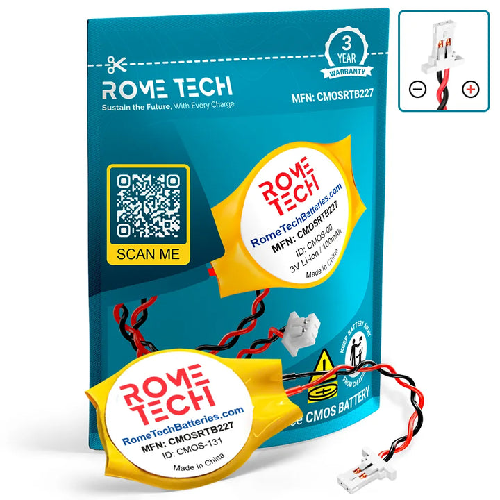 Replacement RTC CMOS Battery for Acer (Part Number) 023.22032.0321