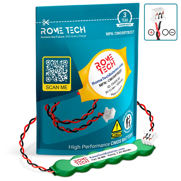 RTC CMOS Battery for Dell Latitude C800 / PP01X