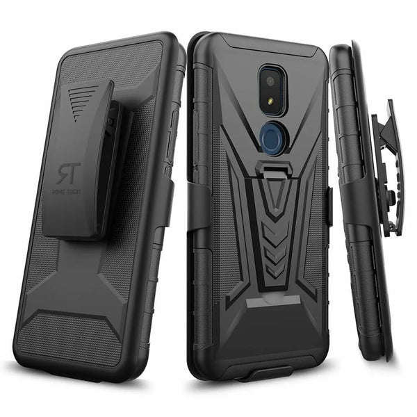 AT&T Motivate 2 / Cricket Icon 3 Dual-Layer Holster Case with Kickstand