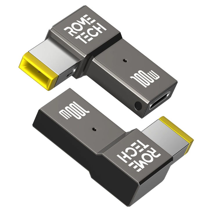 Female USB Type-C to Male Square Port Charging Adapter for Lenovo Lapt ...