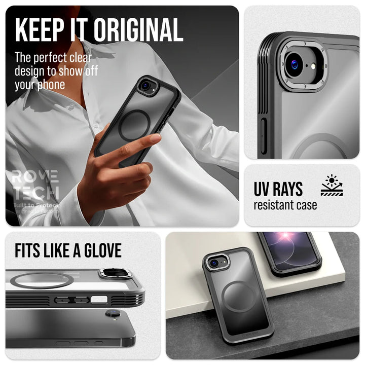 Apple iPhone 17e/16e Defender Crystal Case With invisible Magsafe ...