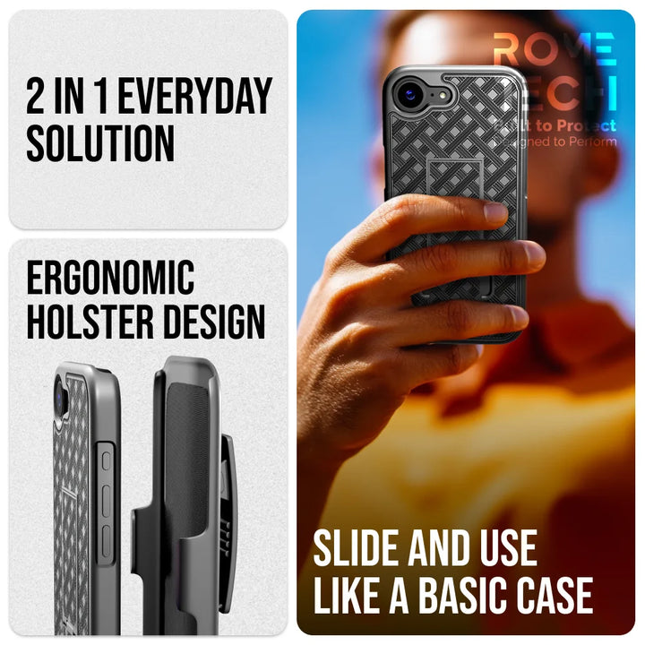 Apple iPhone 17e Belt Clip Holster Phone Case – Rome Tech