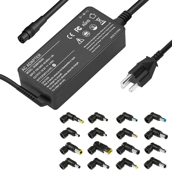 Universal 90W Laptops Charger with Connector Assortment