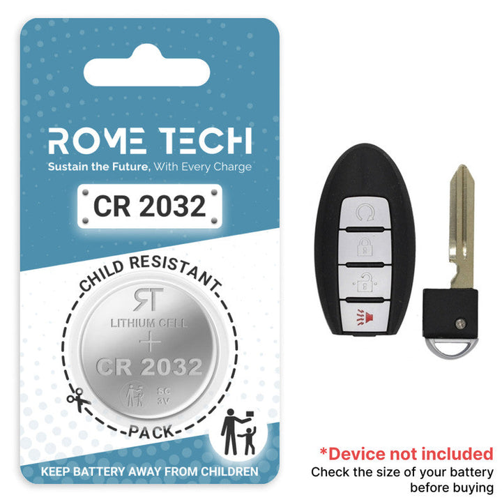 5-Pack Energizer CR2032 Batteries For Nissan Smart Key Fobs & Remote Keyless Entry
