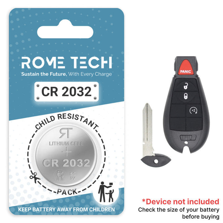 ✩ Replacement Battery for Key Fob Dodge Journey 2009-2016