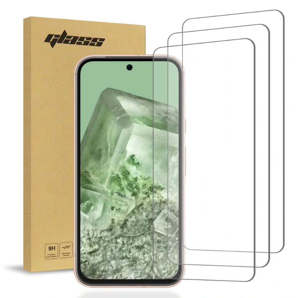 Google Pixel 8a Tempered Glass Screen Protector 3 Per Pack