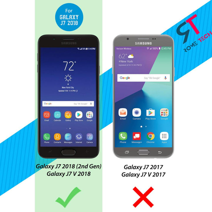Samsung Galaxy J7 (2nd Gen 2018) Shell Holster Combo Case freeshipping - Rome Tech Cases
