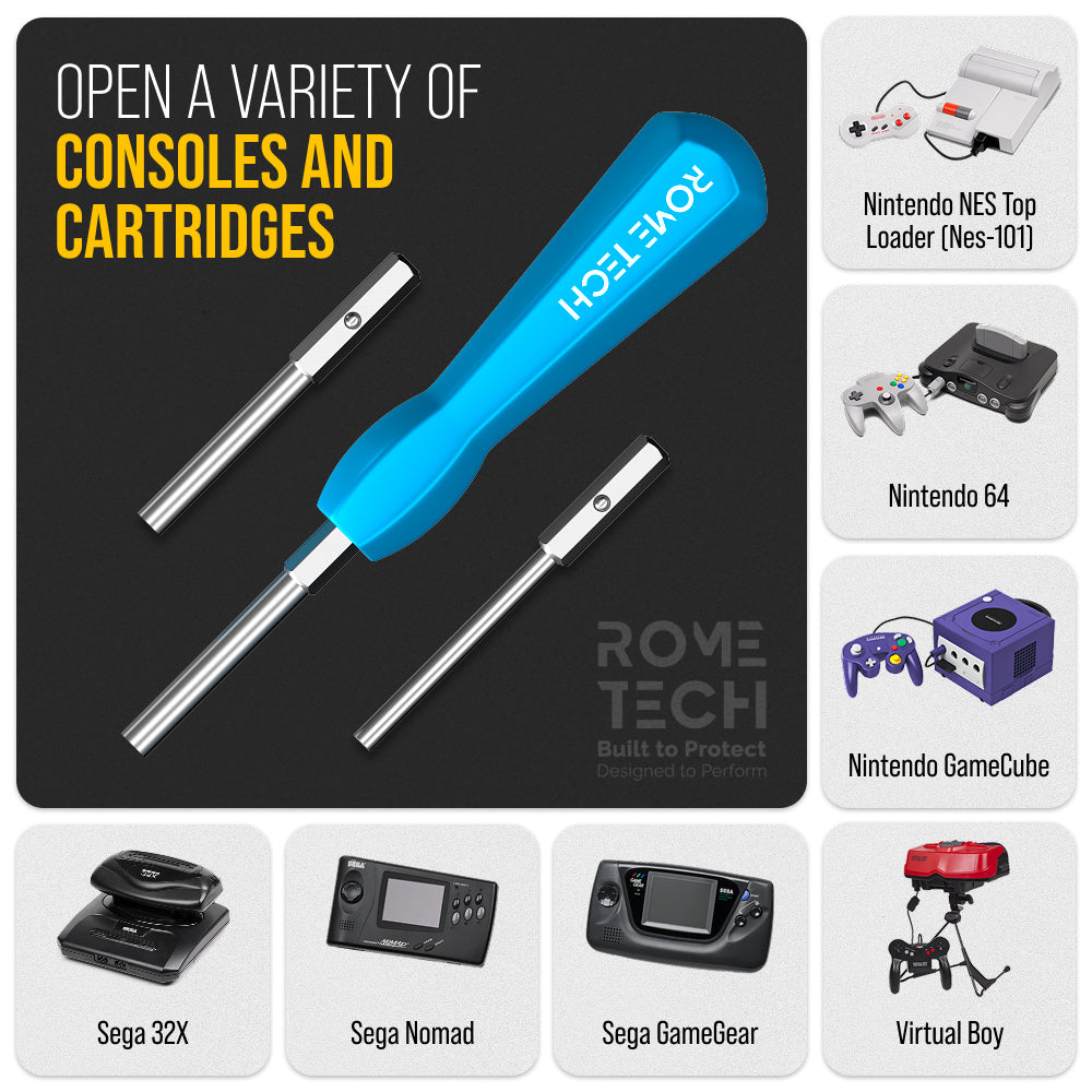 Gamebit Screwdriver 3.8mm 4.5mm & Tri-Wing Screwdriver Gameboy Set ...