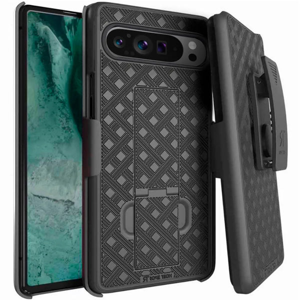 Google Pixel 9 Pro Belt Clip Holster Phone Case