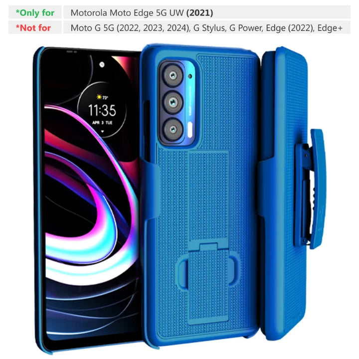 Motorola Moto Edge 5G UW (2021) Belt Clip Holster Phone Case Motorola Moto Edge 5G UW (2021) Belt Clip Holster Phone Case