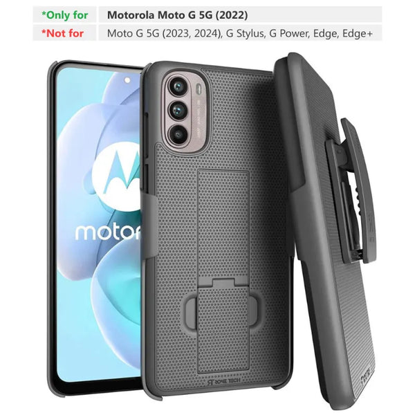 Motorola Moto G 5G (2022) Belt Clip Holster Phone Case