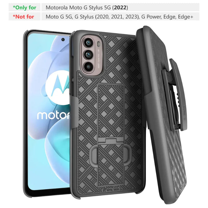 Motorola Moto G Stylus 5G (2022) Shell Holster Combo Case Motorola Moto G Stylus 5G (2022) Shell Holster Combo Case