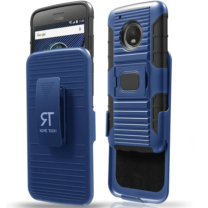 ✩ Motorola Moto G5 Plus Dual-Layer Holster Case Kickstand – Rome Tech ✩ Motorola Moto G5 Plus Dual-Layer Holster Case Kickstand – Rome Tech
