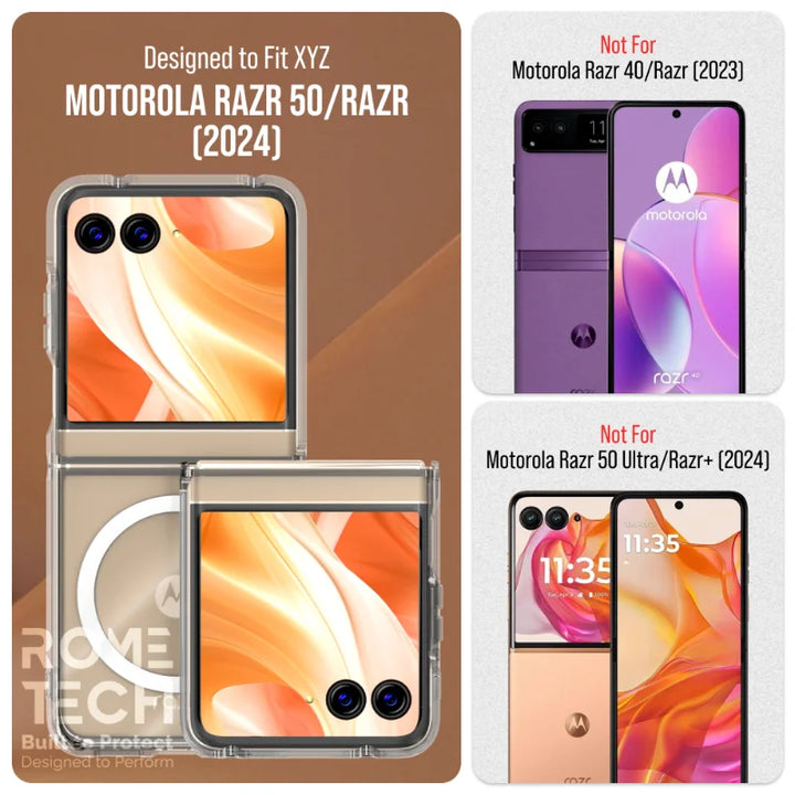 GIOPUEY Cover Magnetica per Motorola RAZR 50 Ultra GIOPUEY Cover Magnetica per Motorola RAZR 50 Ultra