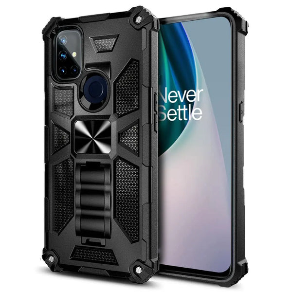 OnePlus Nord N10 5G BE2028 Armor Case with Kickstand & Magnetic Mount