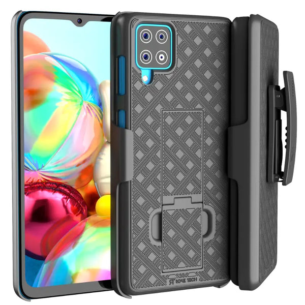 Samsung Galaxy A12 Shell Holster Combo Case