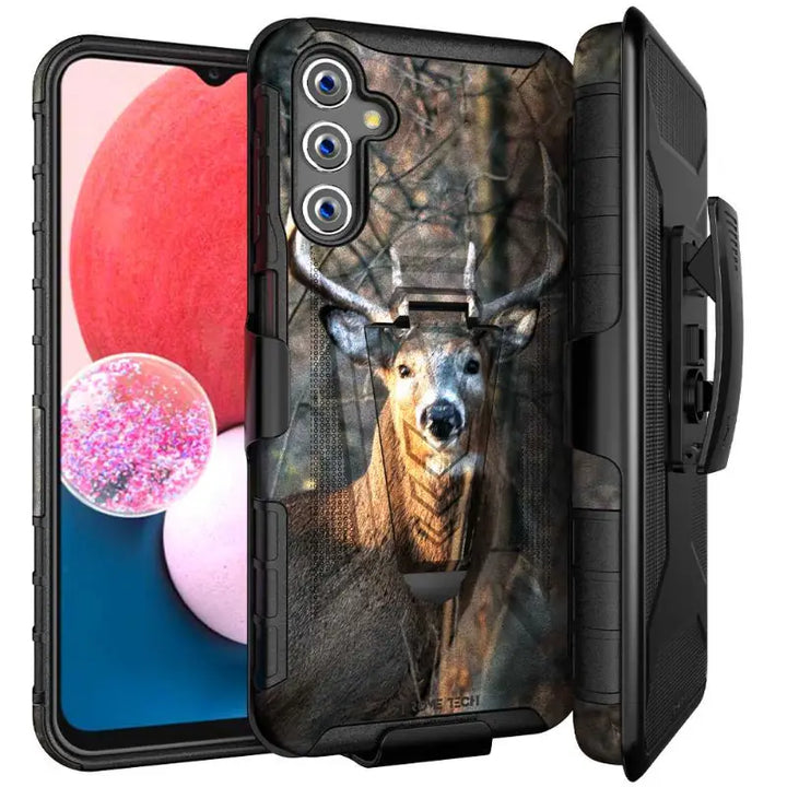 ✩ Samsung Galaxy A14 5G Dual-Layer Holster Case with Kickstand – Rome Tech ✩ Samsung Galaxy A14 5G Dual-Layer Holster Case with Kickstand – Rome Tech