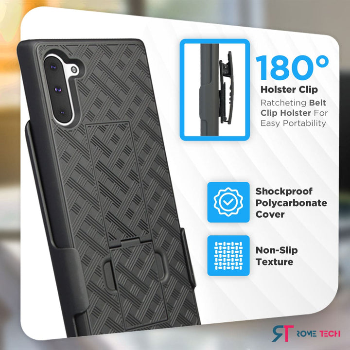 Samsung Galaxy Note 10 Shell Holster Combo Case freeshipping - Rome Tech Cases