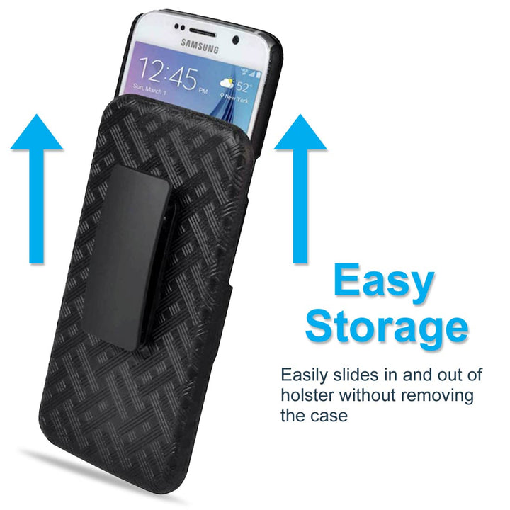 Samsung Galaxy S6 Shell Holster Combo Case freeshipping - Rome Tech Cases