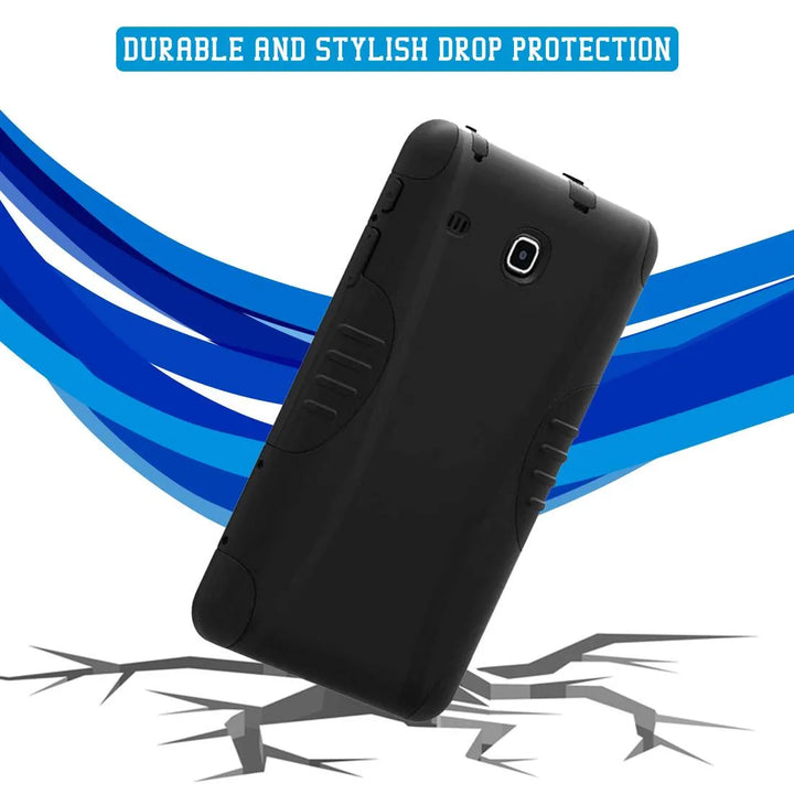 ✩ Samsung Galaxy Tab E Rugged Case Cover w/Screen Protector