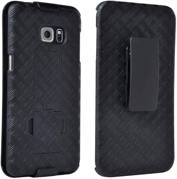 Samsung Galaxy S6 Edge Plus Case with Belt Clip - Shell Holster Combo - Black freeshipping - Rome Tech Cases