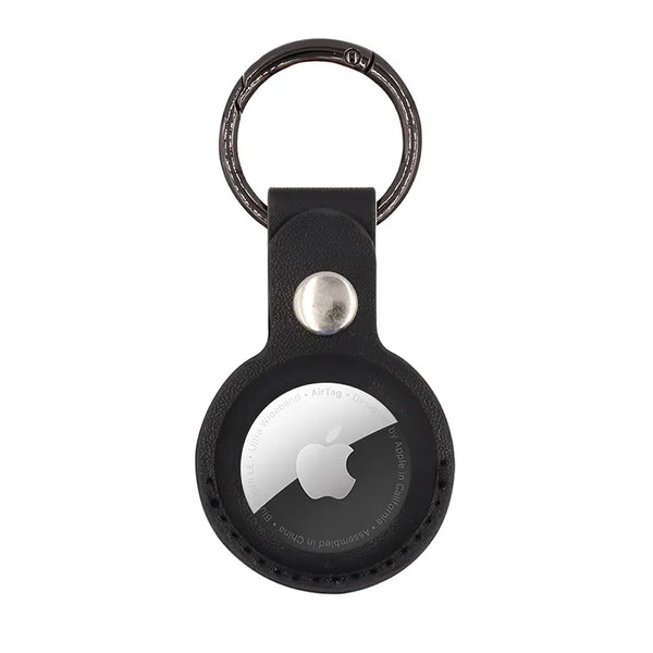 Leather Fob Case with Single Hole for AirTag