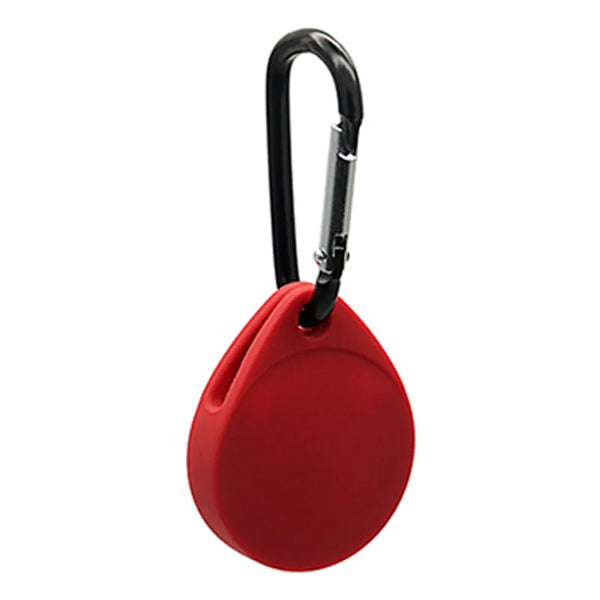 Drop-Shaped Style Fob Case with Carabiner for AirTag