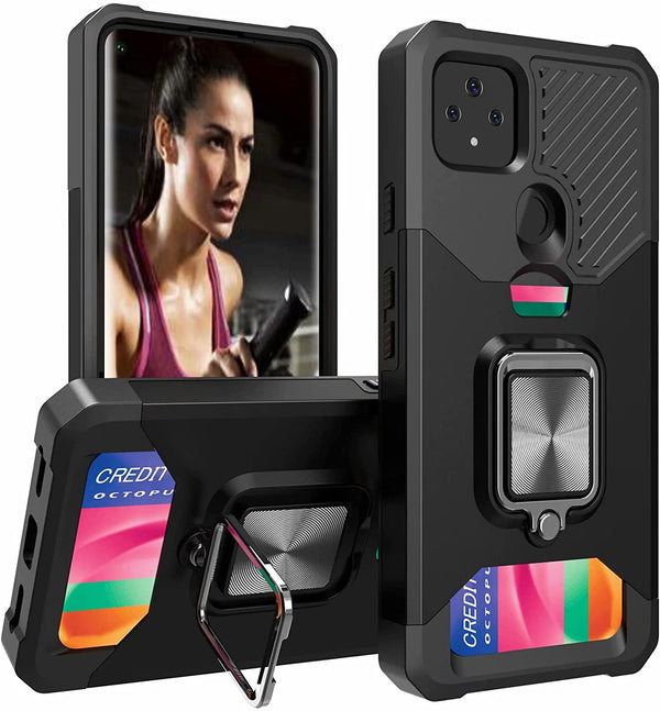 Samsung Galaxy A42 5G Armor Card Slot Wallet Case - Rome Tech Cases